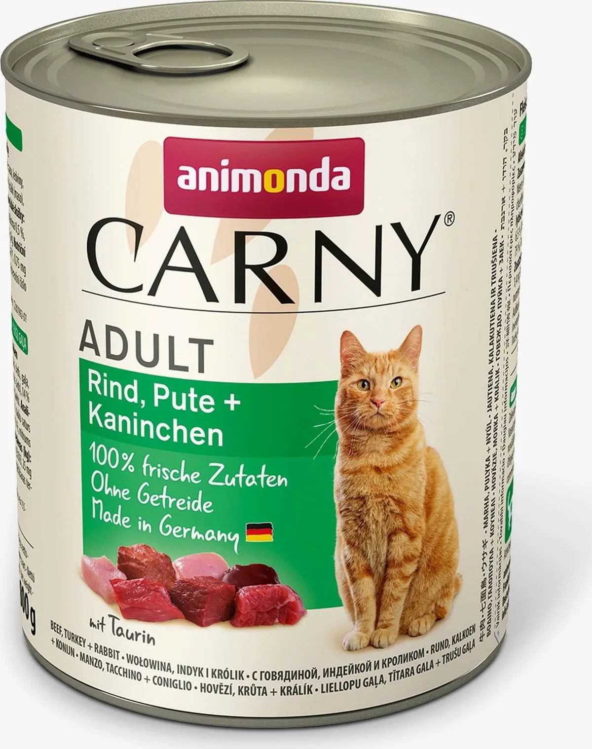 Carny Adult Rind, Pute und Kaninchen - 800 g von Animonda – Produktfoto