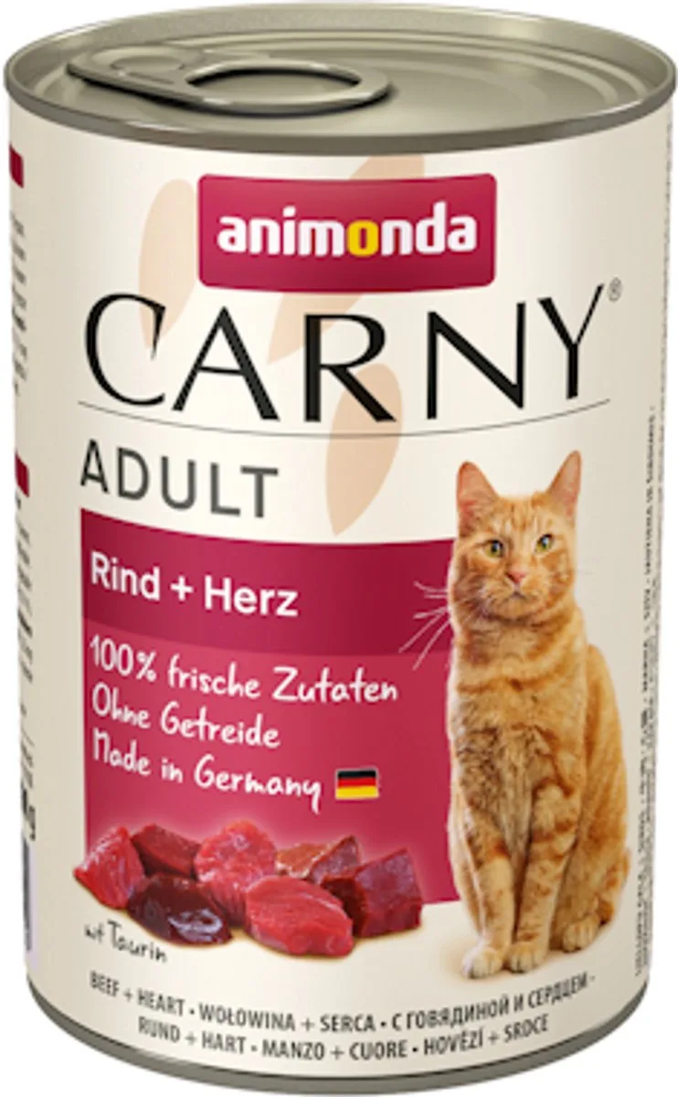 Carny Adult - Rund met Hart - 6 x 400 g by Animonda – product photo