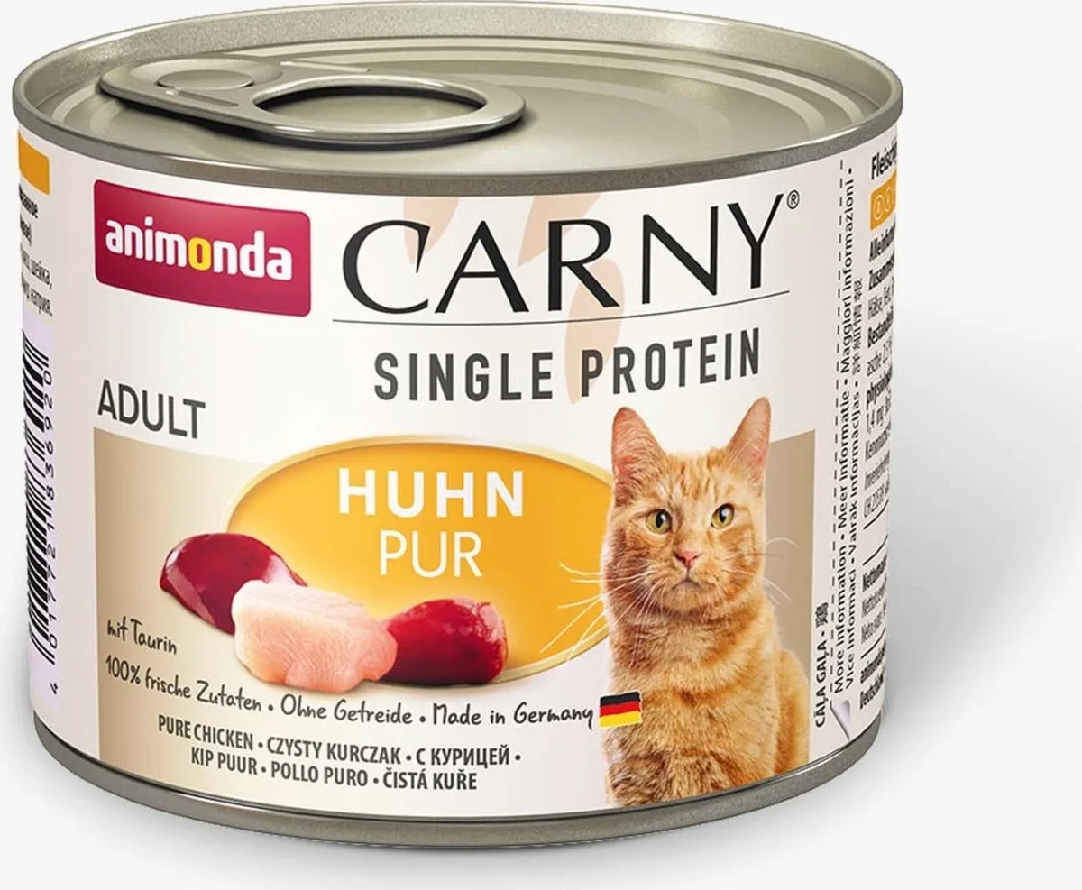 Carny Adult Single Protein Dose 200g - Huhn PUR von Animonda – Produktfoto