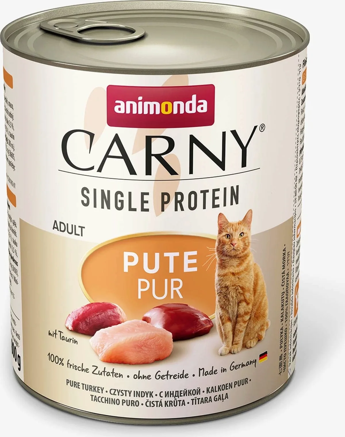 Carny Adult Single Protein Dose 200g - Pute PUR von Animonda – Produktfoto