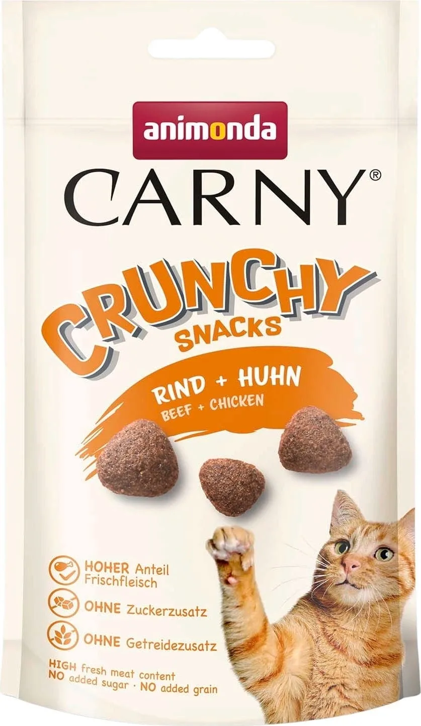 Carny crunchy Snacks Rind und Huhn - 50 g by Animonda – product photo