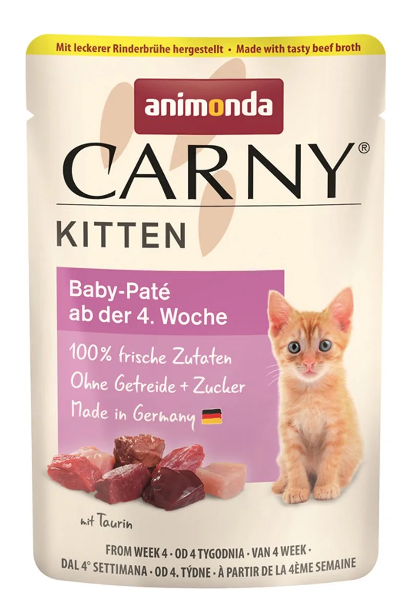 Cat - Carny Kitten zakje - 12x85g de Animonda – photo produit