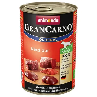 Gran Carno Original Beef Rind Pur Natvoer Voor Honden 400g fra Animonda – produktbillede 1 af 2