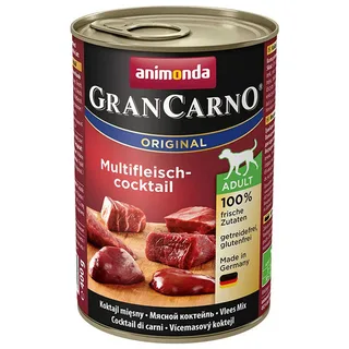 Gran Carno Original Rundvlees Kip En Kalkoen Nat Hondenvoer 400g by Animonda – product photo 1 of 2