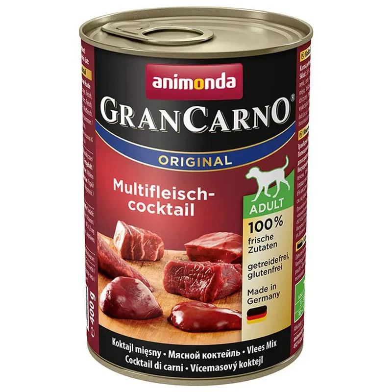 Gran Carno Original Rundvlees Kip En Kalkoen Nat Hondenvoer 400g by Animonda – product photo 1 of 2