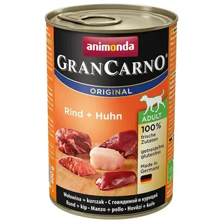 Gran Carno Original Rundvlees Kip Volwassen Nat Hondenvoer 400g de Animonda – photo produit 1 sur 2