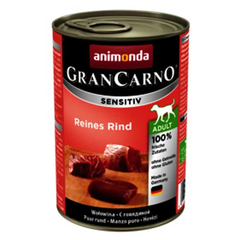 Gran Carno Sensitiv Nassfutter Für Hunde Mit Rind Und Kartoffel 400g von Animonda – Produktfoto