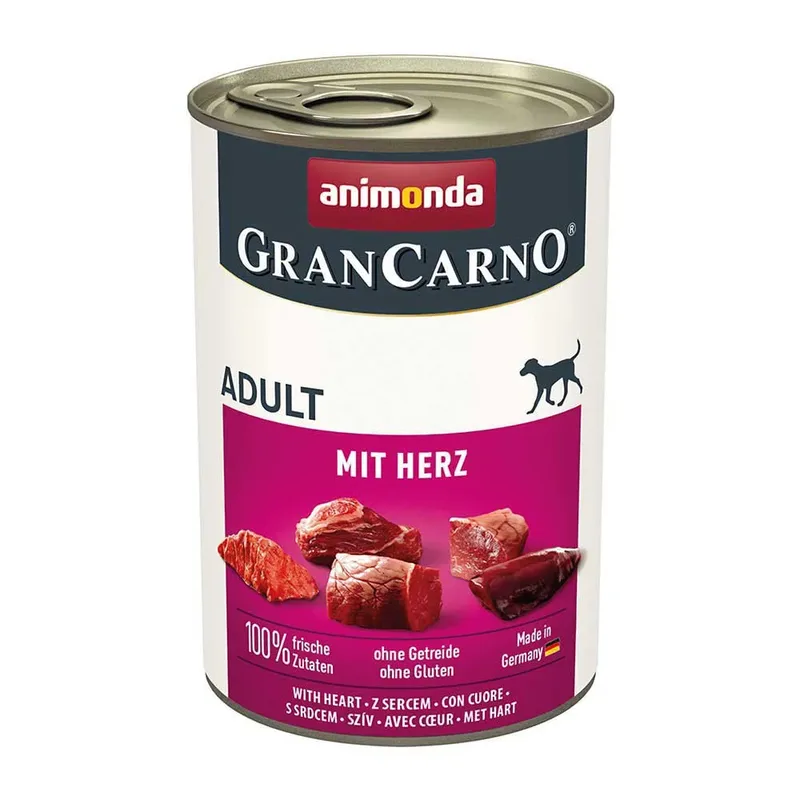 Grancarno Adult Mit Herz Natvoer Voor Honden 400g fra Animonda – produktbillede