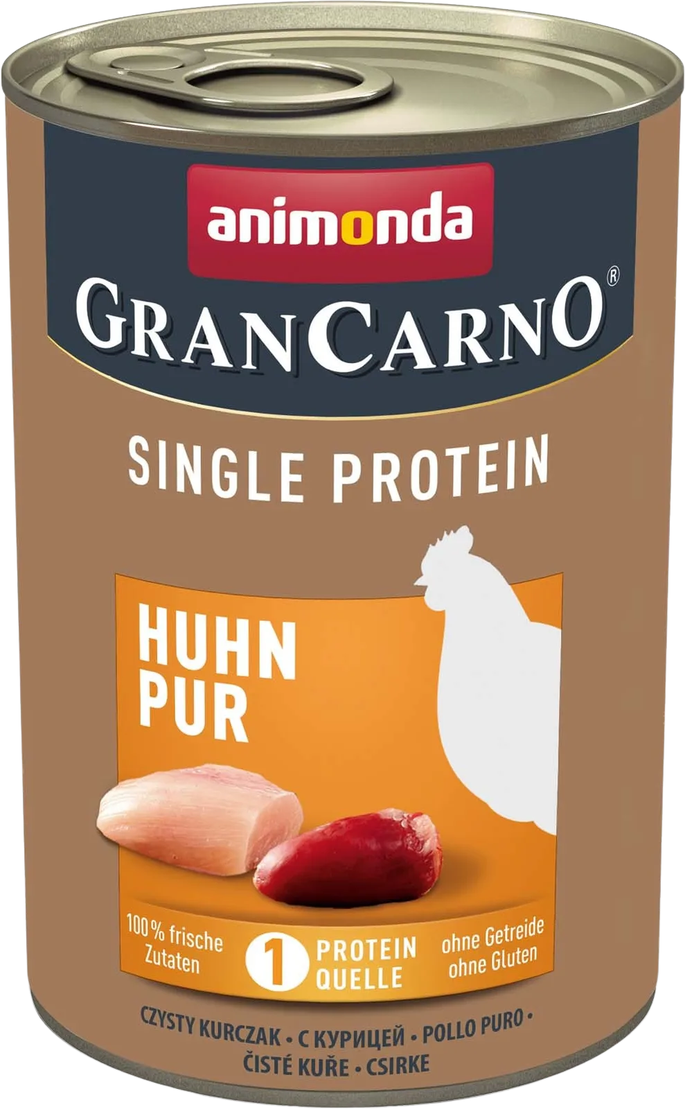 GranCarno Adult Single Protein 400g - Huhn Pur de Animonda – photo produit