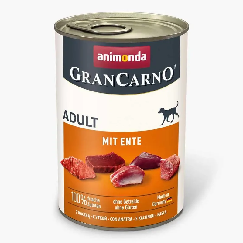 Grancarno Adult With Duck Wet Food Natvoer Voor Honden Natvoer Voor Honden 400g by Animonda – product photo