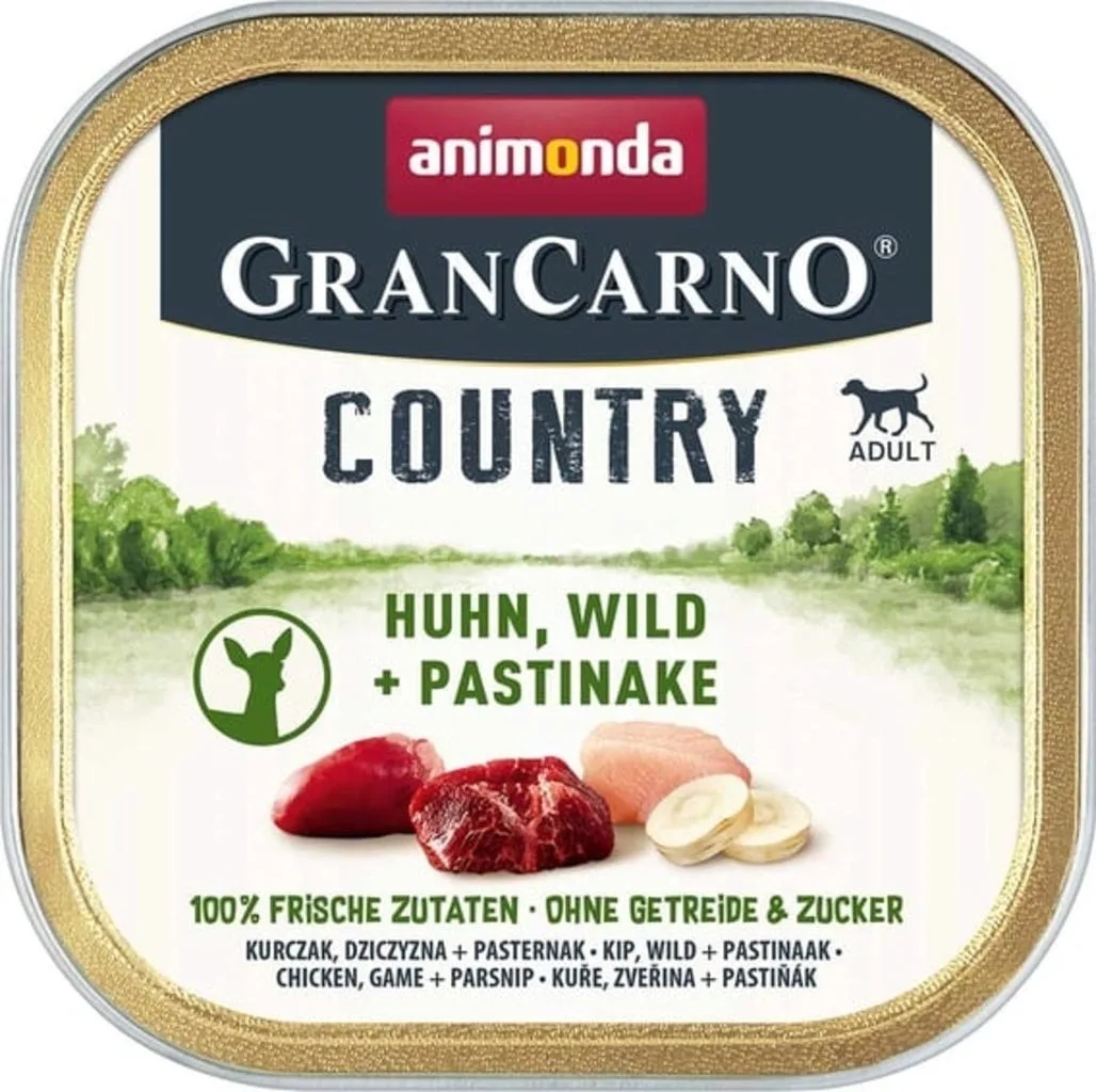 GranCarno Country Huhn, Wild und Pastinake - 150 g från Animonda – produktbild