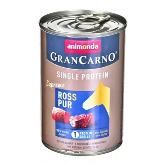 Grancarno Enkelvoudige Eiwit Smaak Paardenvlees Nat Hondenvoer 400g von Animonda – Produktfoto 1 von 2