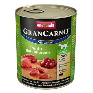 Nourriture Humide Pour Chiens Adultes Grancarno Original Au Bœuf Et Au Canard 800g de Animonda – photo produit 1 sur 2