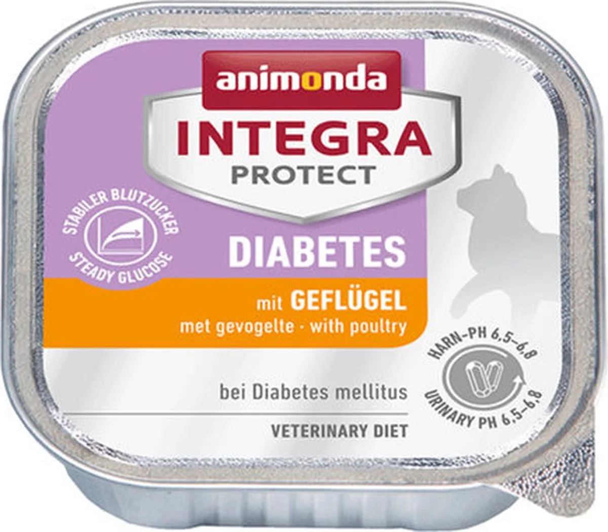 Integra Protect Cat Diabetes - Gevogelte - 16 x 100 g de Animonda – photo produit