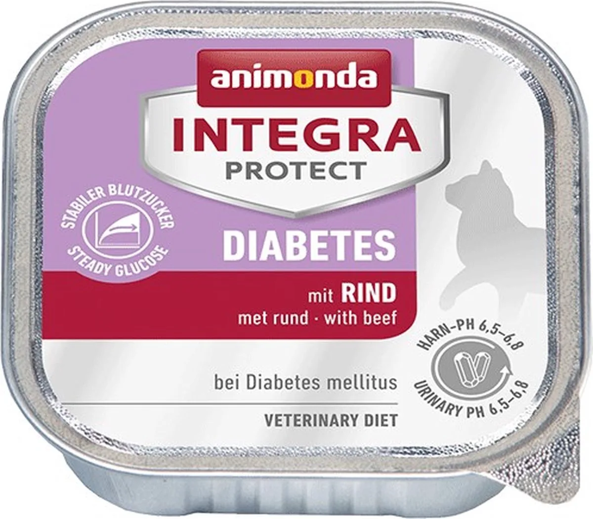 Integra Protect Cat Diabetes Rund - 16 x 100 g de Animonda – photo produit