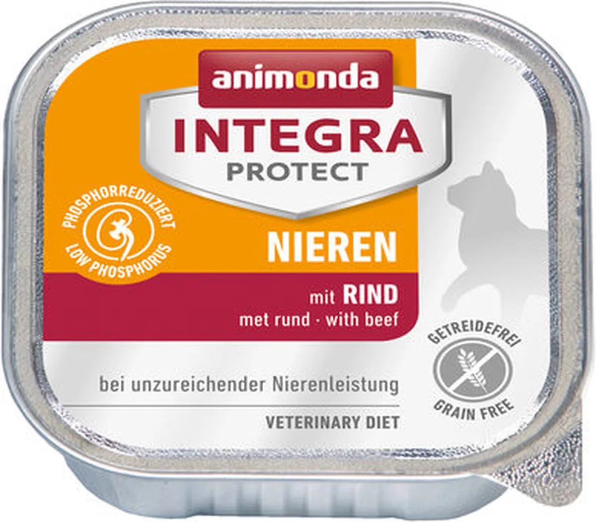 Integra Protect Cat Nieren - Rund - 16 x 100 g van Animonda – productfoto