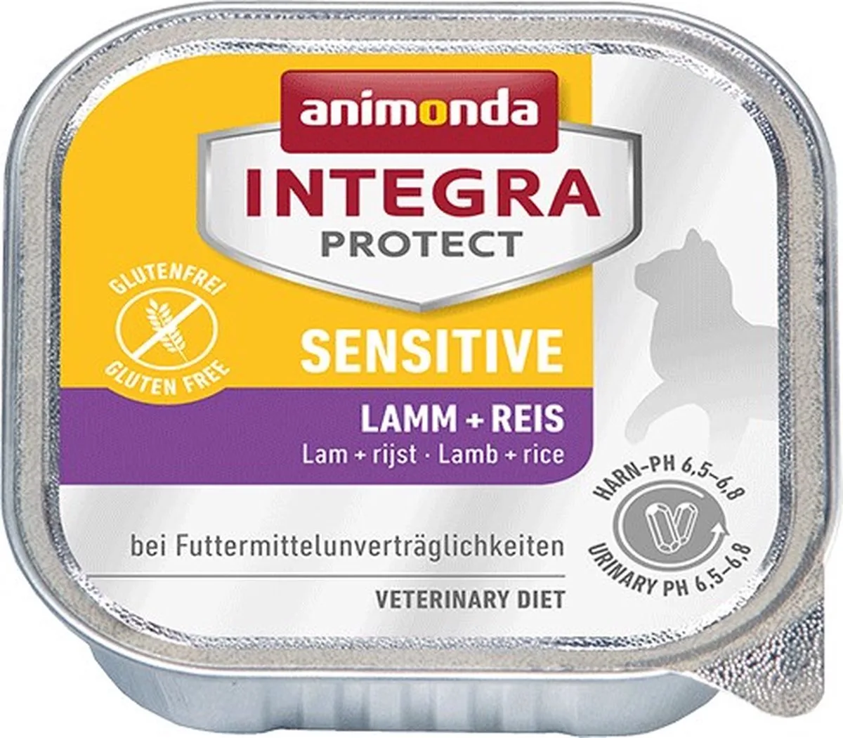 Integra Protect Cat Sensitive Lam & Rijst - 16 x 100 g van Animonda – productfoto