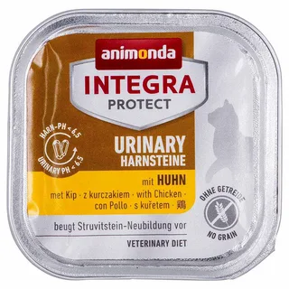 Aliment Humide Pour Chat Integra Protect Harnsteine Au Poulet 100g de Animonda – photo produit 2 sur 2