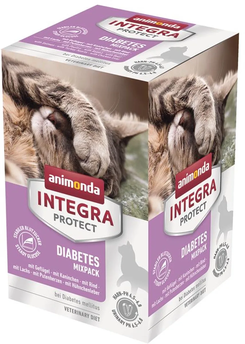 Integra Protect Kat Diabet Mix 6x100g - 6x100g de Animonda – photo produit