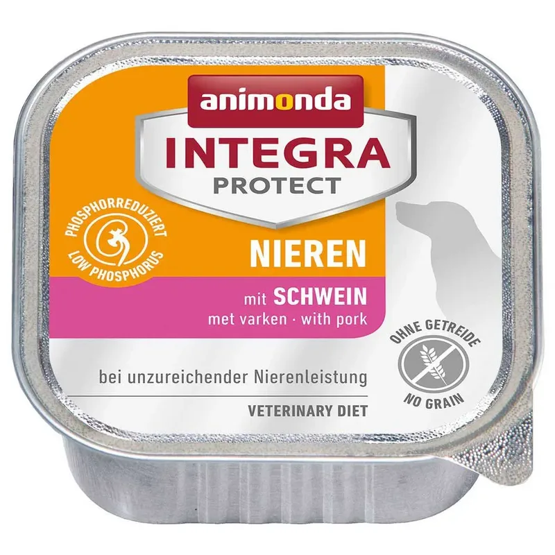 Integra Protect Kidney Met Varkensvlees Nat Hondenvoer 150g by Animonda – product photo