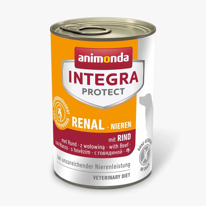 Integra Protect Nieren - Dieetvoer Kat - Rund (Beef) - Nierdieet - 12 x 400g by Animonda – product photo
