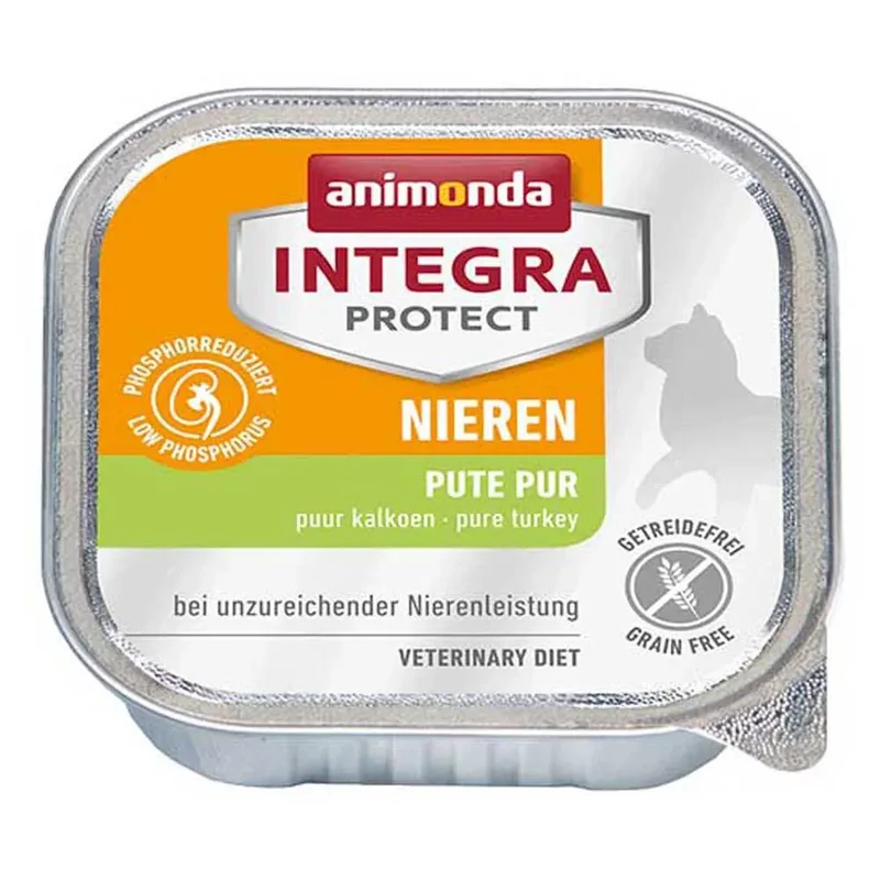 Integra Protect Nieren Kalkoen Natvoer Voor Katten 100g by Animonda – product photo