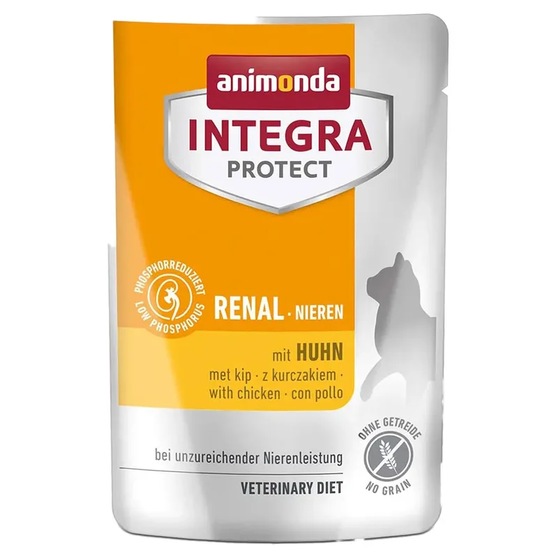 Aliment Humide Pour Chat Integra Protect Renal Nieren Au Poulet 85g de Animonda – photo produit