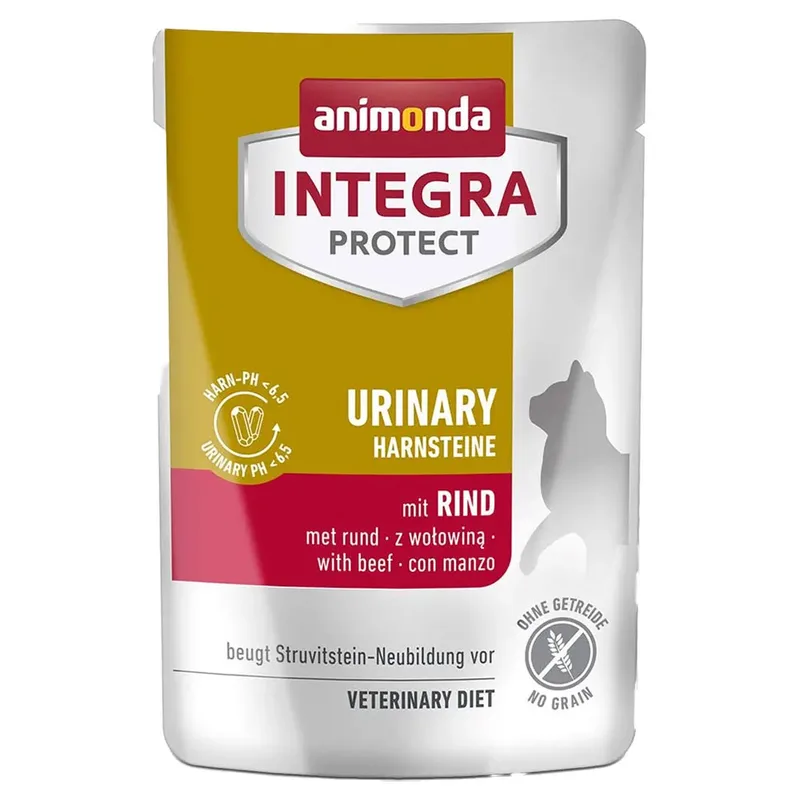 Integra Protect Urinary Struvite Met Rundvlees Natvoer Voor Katten 85g by Animonda – product photo