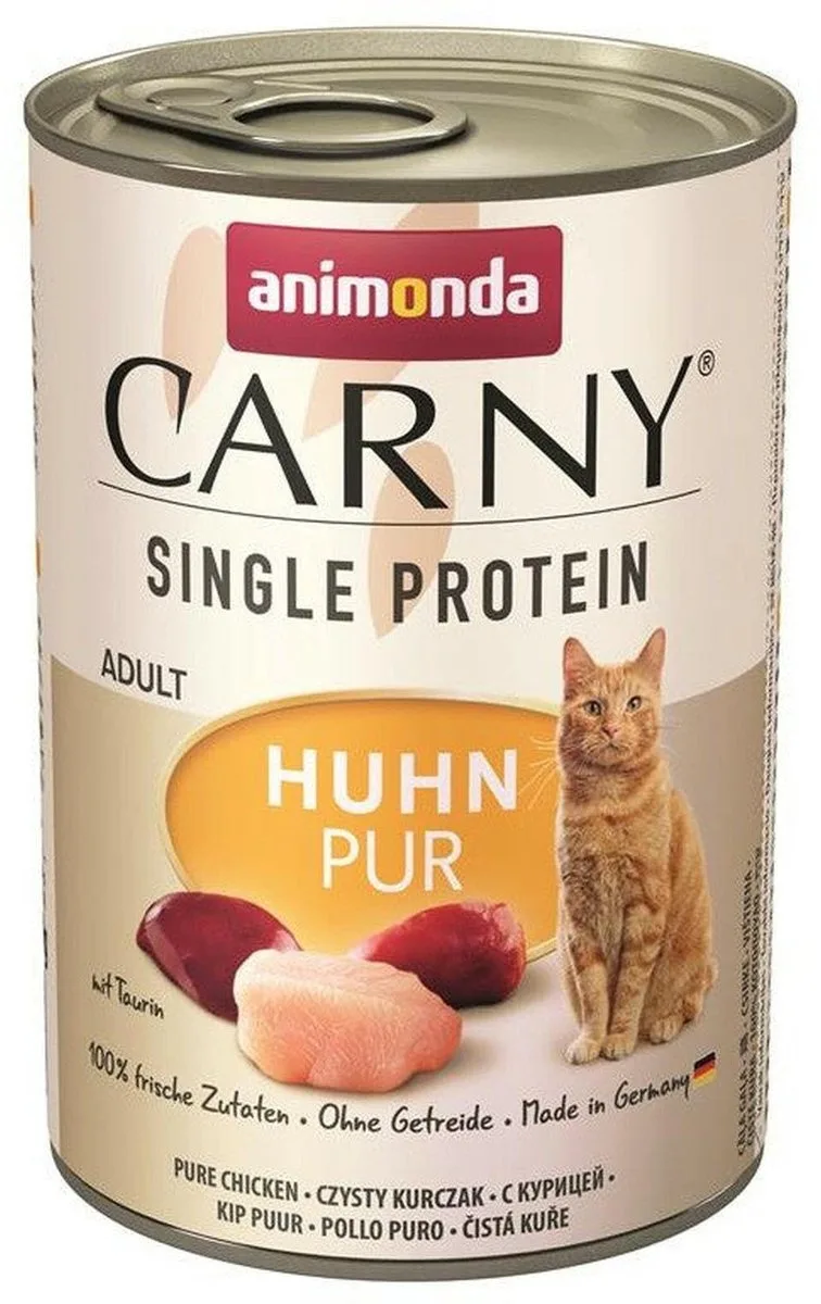 Kattenvoer Adult Enkelvoudig Eiwit 6x400g - Puur Kip de Animonda – photo produit