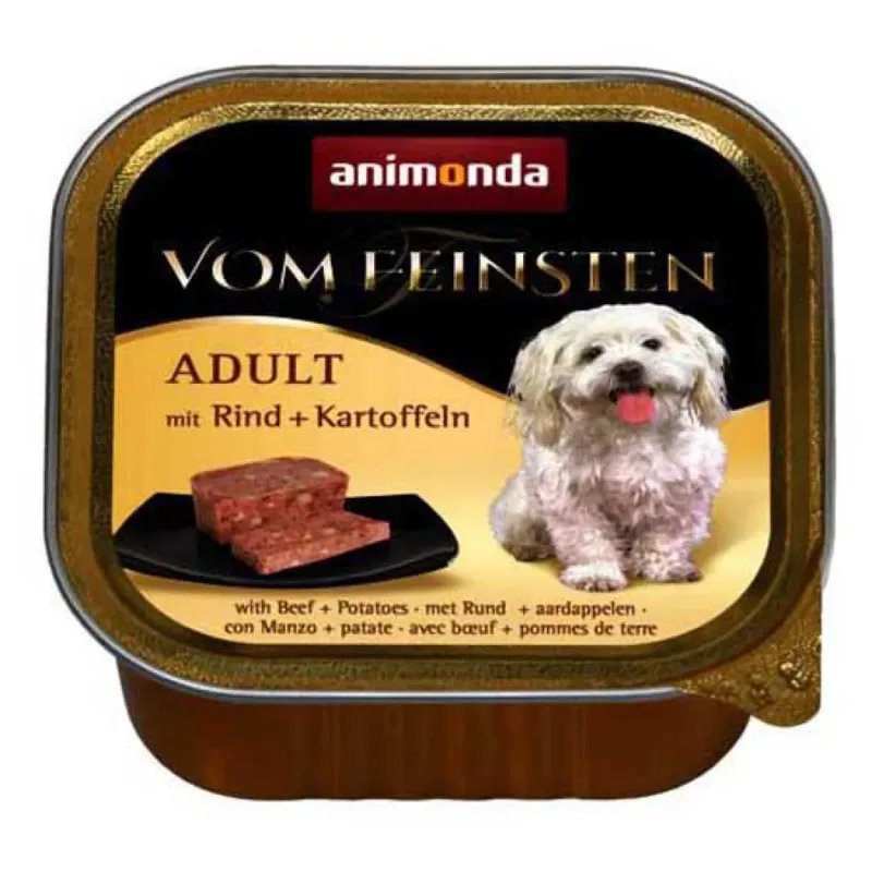 Verfijnd Met Rundvlees + Aardappelen Rundvlees-aardappel Natvoer Voor Volwassen Honden 150g by Animonda – product photo