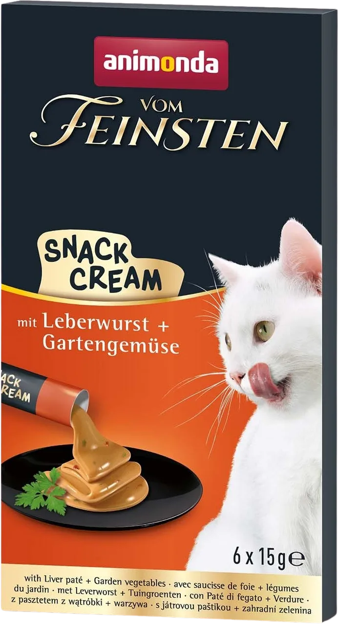 Vom Feinsten Adult Creme mit Leberwurst und Gemüse - 90 g från Animonda – produktbild