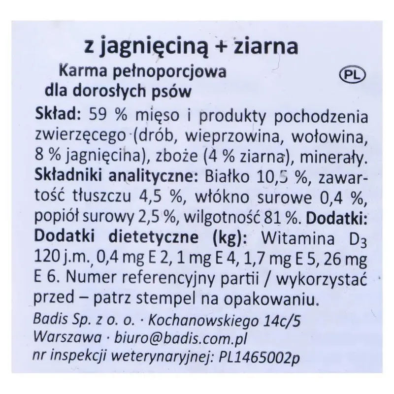 Vom Feinsten Classic Flavor Lam Met Volkoren Natvoer Voor Honden 150g by Animonda – product photo 2 of 2