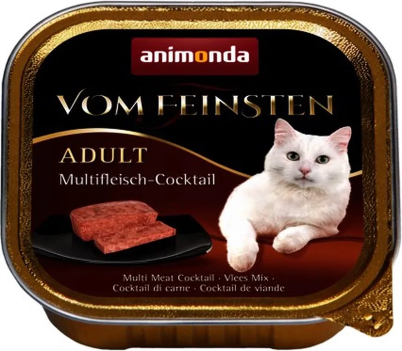 Vom Feinsten Classic - Natvoer Kat - Vleesmix (Mix Mięsny) in Pâté - 32 x 100g by Animonda – product photo