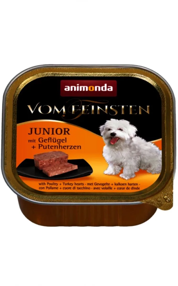 Vom Feinsten Junior - Hondenvoer Nat - Mix Smaken - 18x150g by Animonda – product photo
