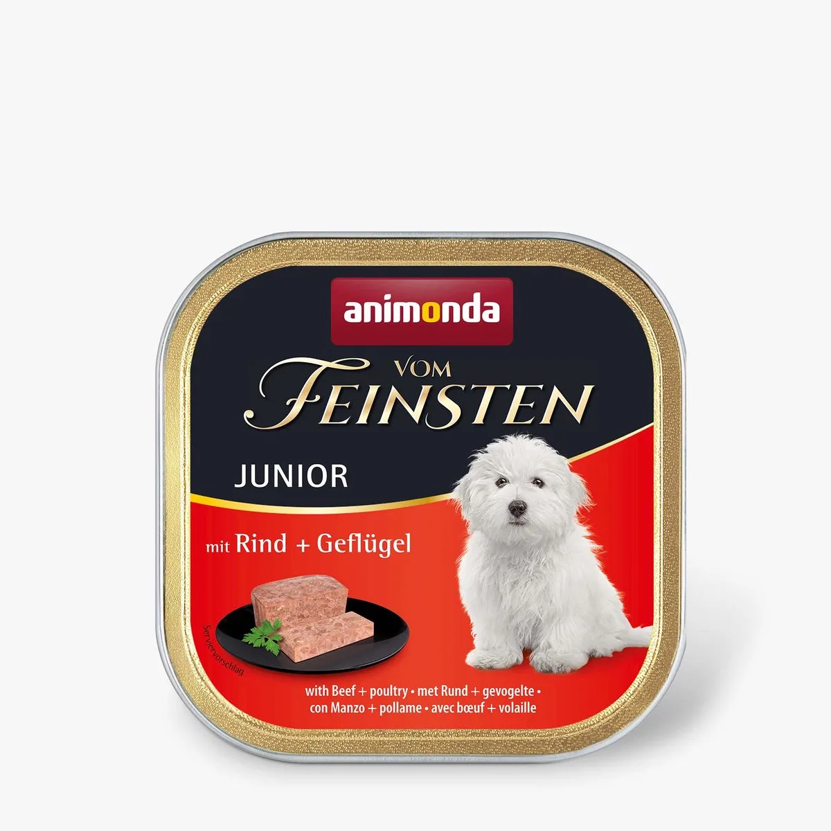 Vom Feinsten Junior - Rund/Gevogelte 22 x 150 gr de Animonda – photo produit