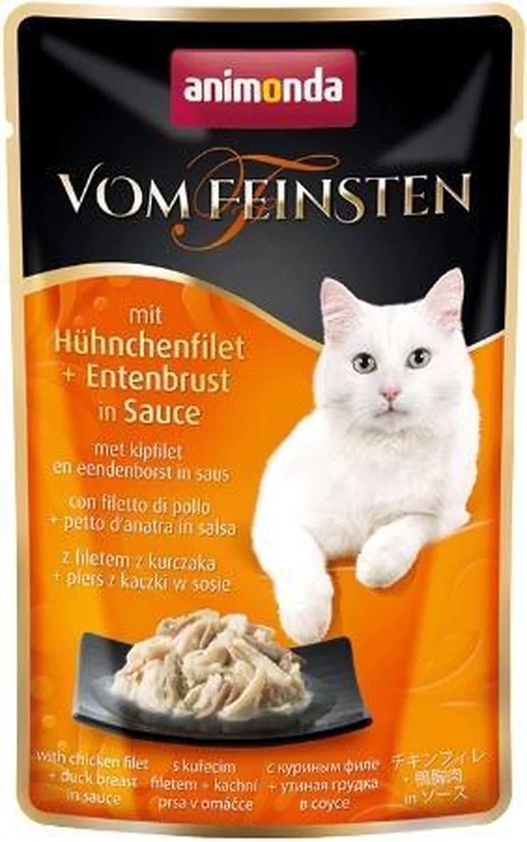 Vom Feinsten - Kipfilet/Eend - 18x 50 gram de Animonda – photo produit