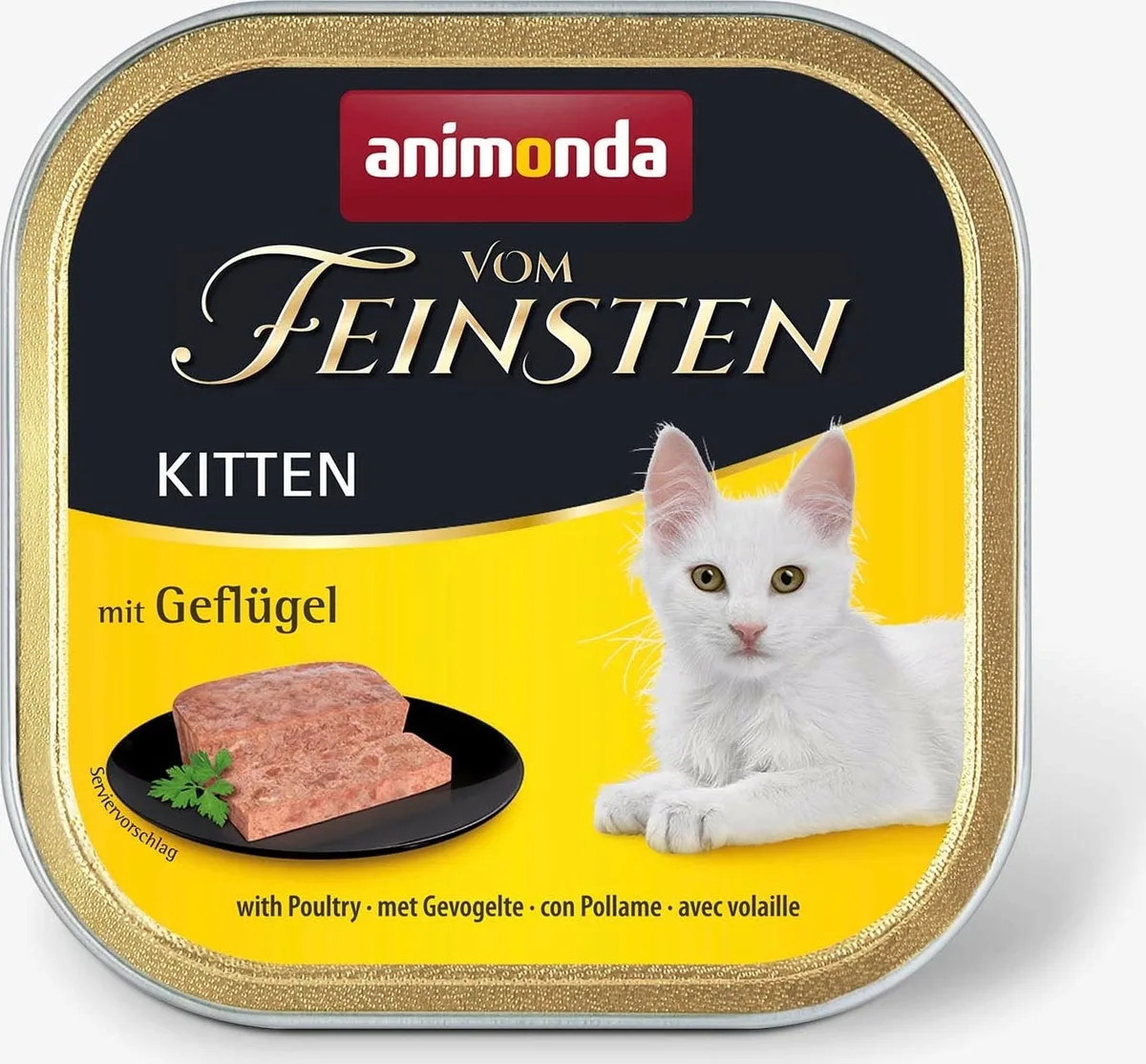 Vom Feinsten Kitten Schale 100g - Geflügel de Animonda – photo produit