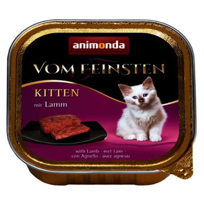Vom Feinsten Lam Natvoer Voor Katten 100g by Animonda – product photo