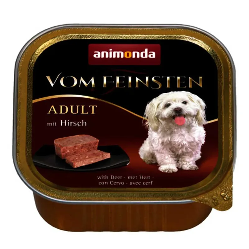 Nourriture Humide Pour Chiens Vom Feinsten Au Cerf 150g de Animonda – photo produit
