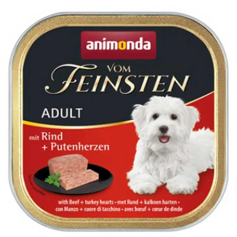 Vom Feinsten Nassfutter Für Hunde Mit Rindfleisch 150g von Animonda – Produktfoto