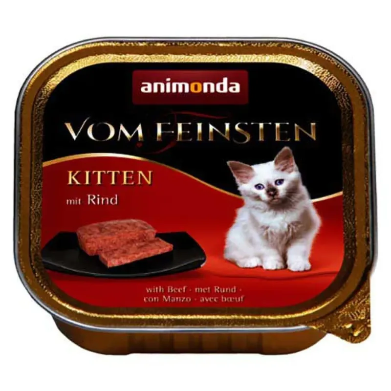 Nourriture Humide Pour Chats Vom Feinsten Au Bœuf 100g de Animonda – photo produit