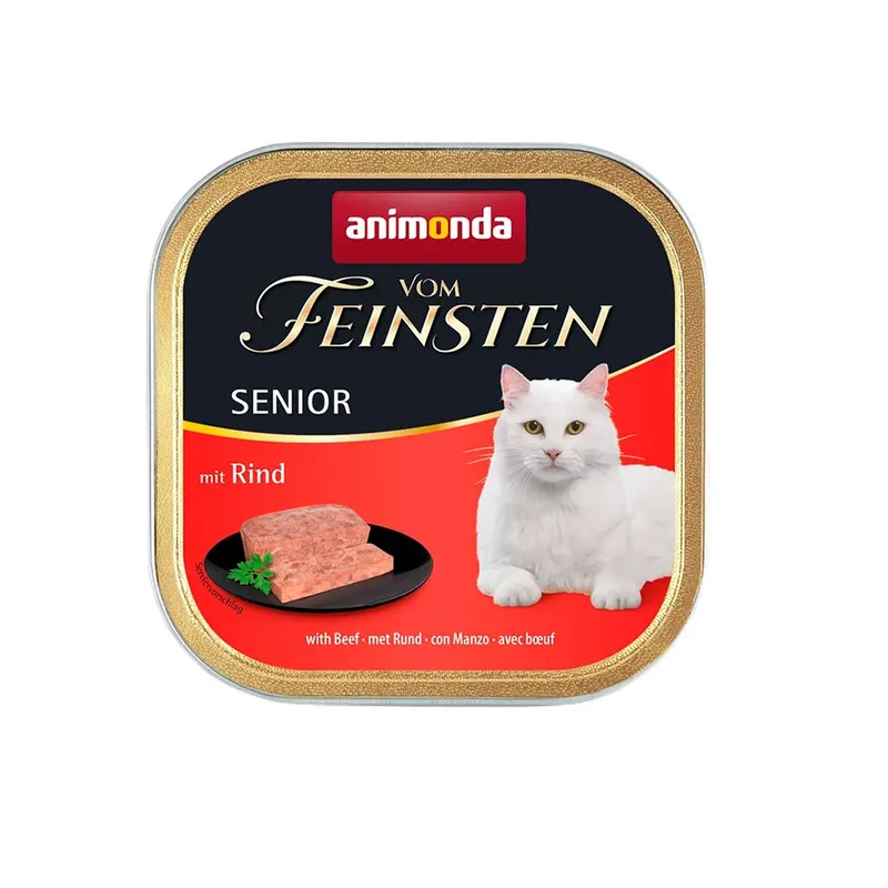 Nourriture Humide Pour Chats Vom Feinsten Senior Beef 100g de Animonda – photo produit