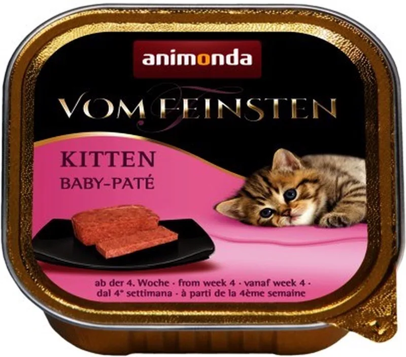 Vom Feinsten Serie - Kitten Natvoer - 100g - Baby Paté - 25 Stuks de Animonda – photo produit