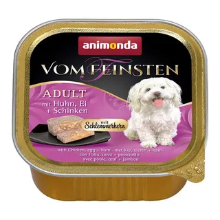 Vom Feinstengourmet Core Met Kippenei + Ham-ei Kip Ham Volwassen Nat Hondenvoer 150g by Animonda – product photo 1 of 2