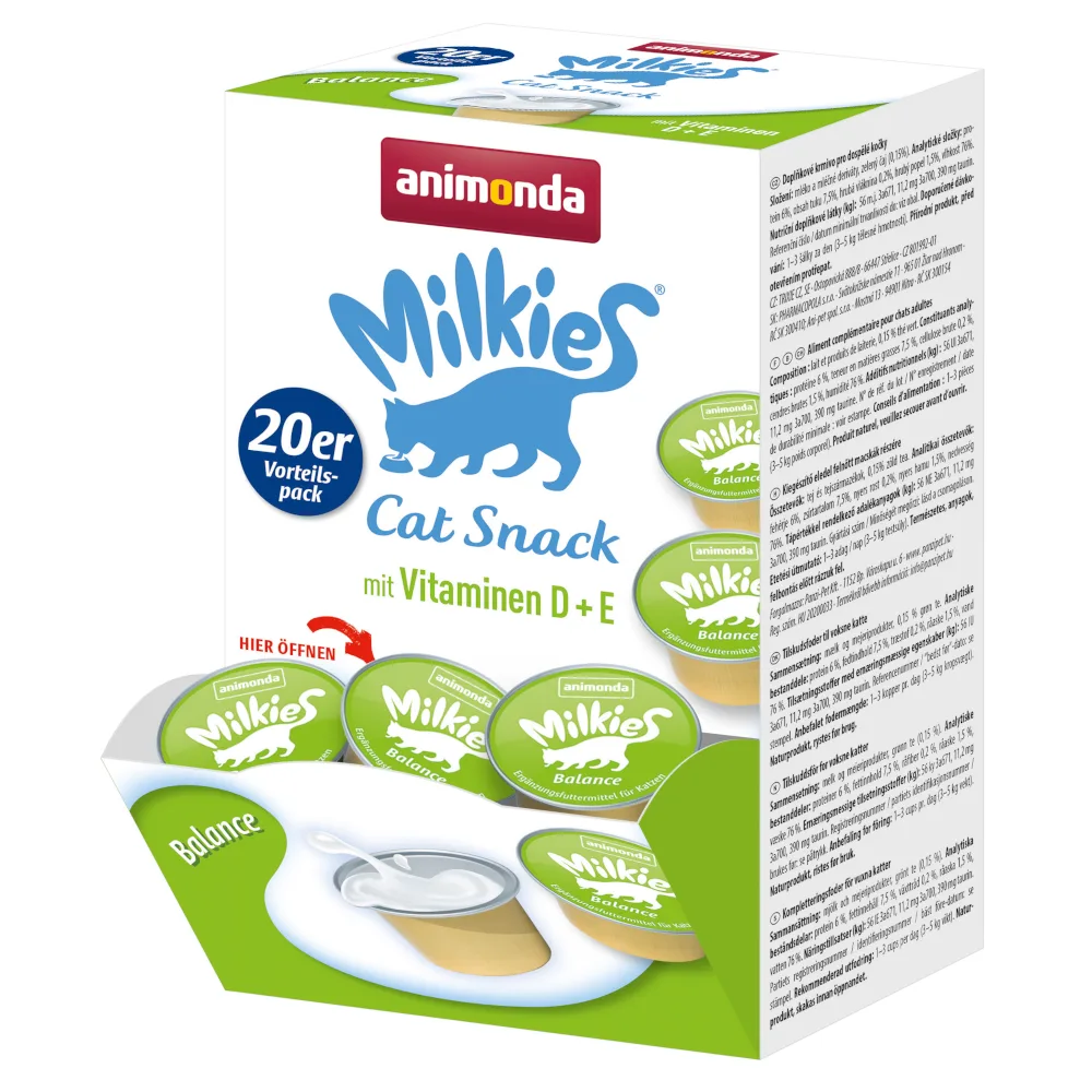 Voordeelpakket: 60x15g Balance Multipack animonda Milkies kattensnacks van Animonda – productfoto
