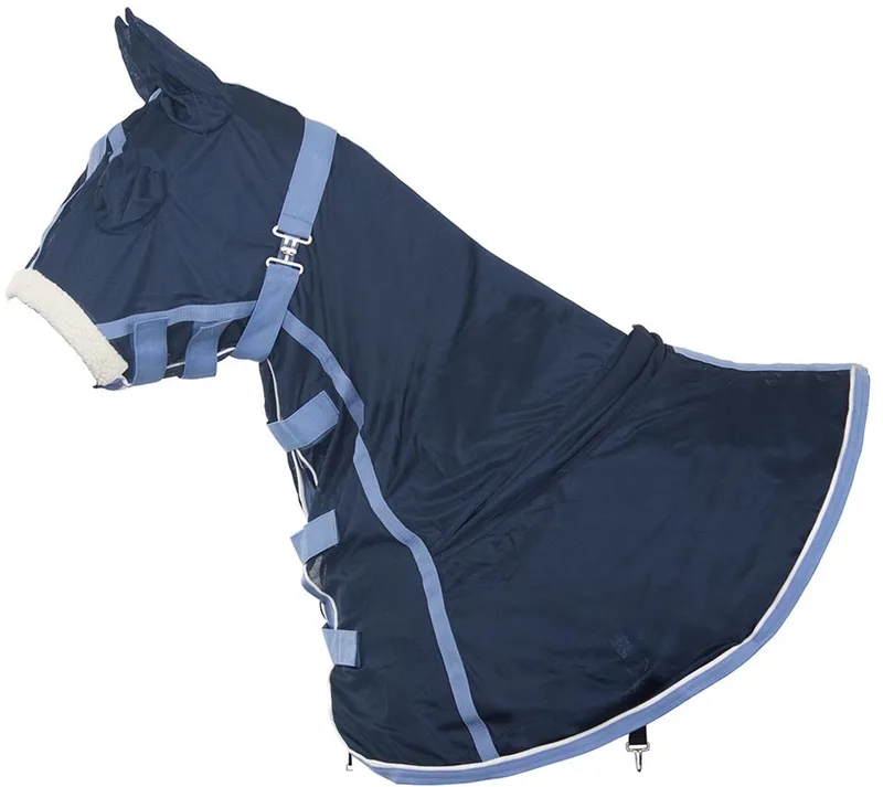 Insecten/zomer paardendeken ANKY Basic fra Anky i Mørkeblå – produktbillede