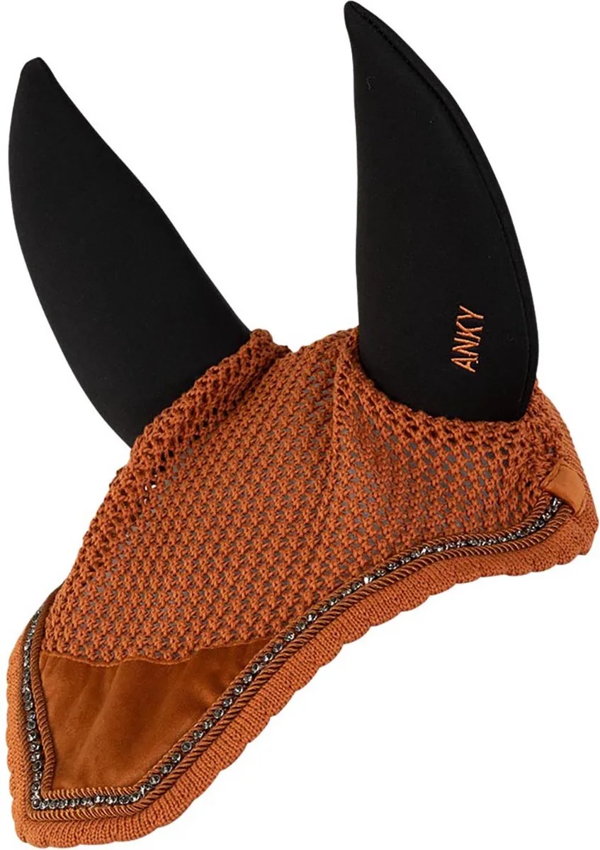 Oornetje Anky Stones van Anky in Zwart-oranje – productfoto