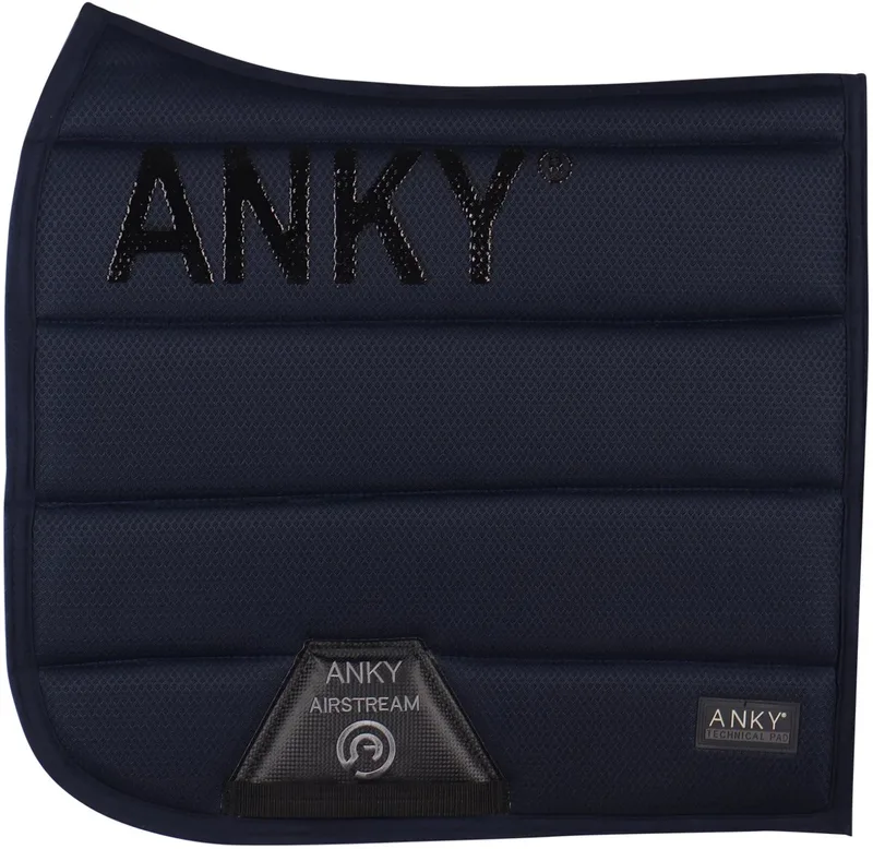 Zadeldek Limited Edition Air Stream 2 Donkerblauw - Donkerblauw - dressuur Paard de Anky en Bleu foncé – photo produit