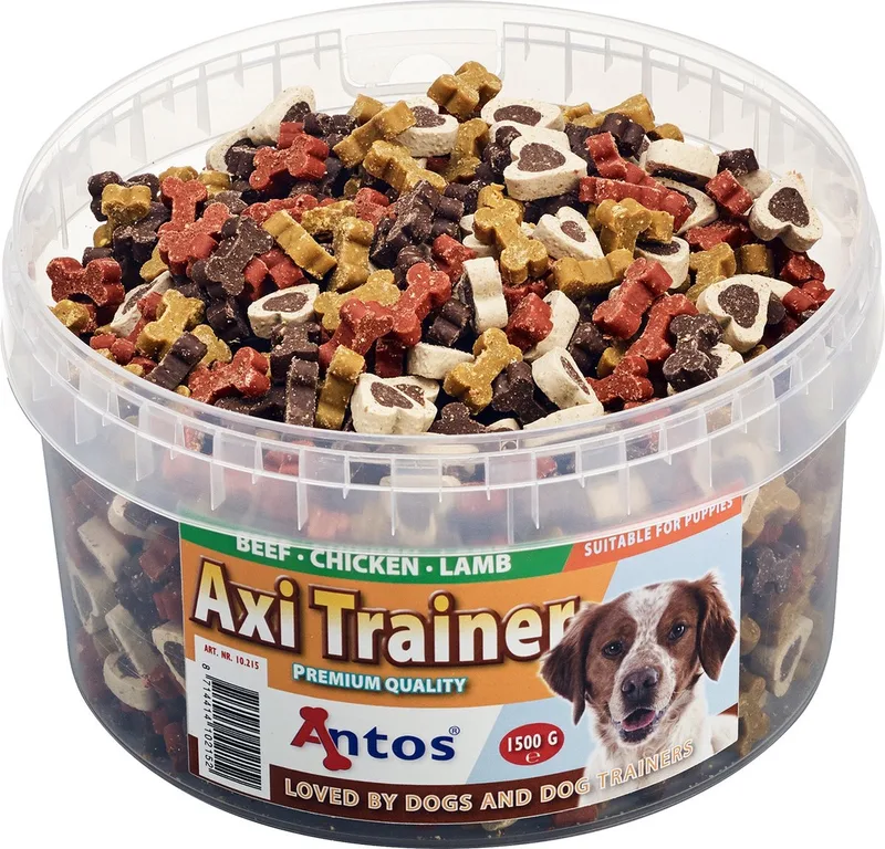 Axi Trainer - Hondensnacks - Kip Lam Rund 1500 g by Antos – product photo
