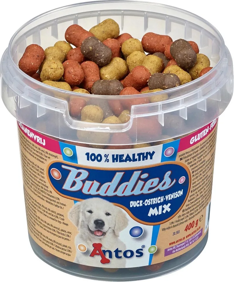 Buddies 400 g - Hondensnacks - Eend&Wild by Antos – product photo